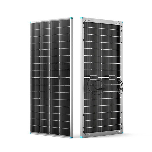Bifacial 220 Watt 12 Volt Monocrystalline Solar Panel - RENOGY
