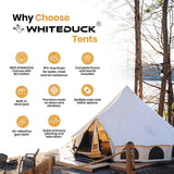 13'  Avalon Bell Tent - White Duck Outdoors